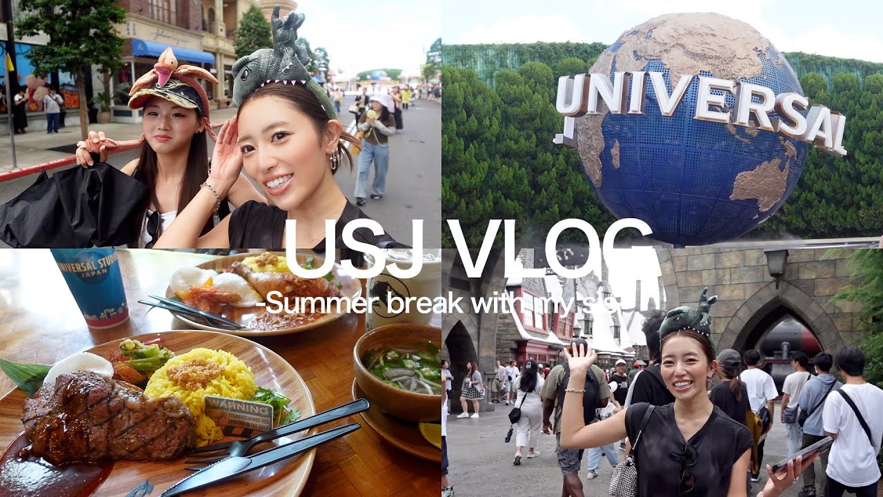 【ユニバVlog】妹と初めて2人でUSJいってきた🌏🎢