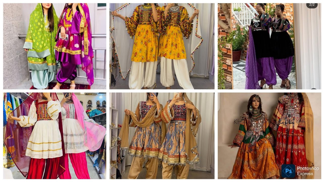 Luxury Afghani dress for couple women./لباس مجلسی ومحلی جوره ای افغانی مخصوص خانم ها