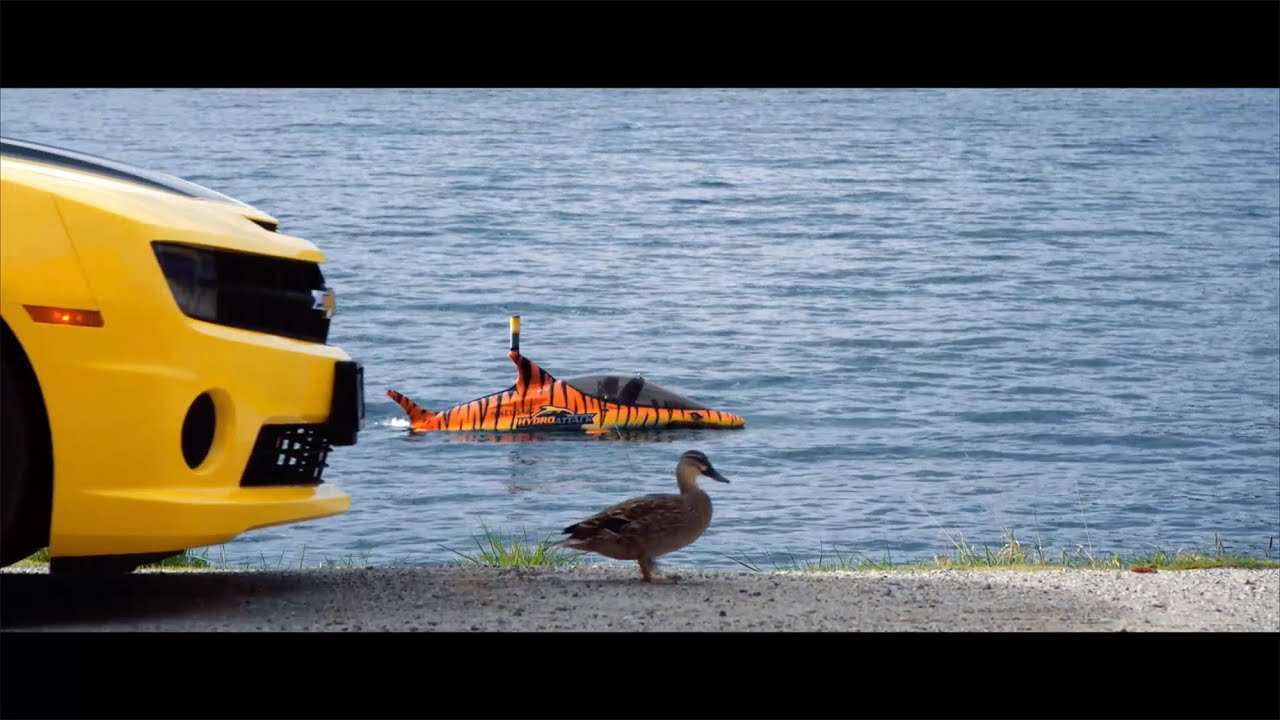 Epic Race to Glenorchy - Hydro Attack Tiger Shark Versus Chevrolet Camaro