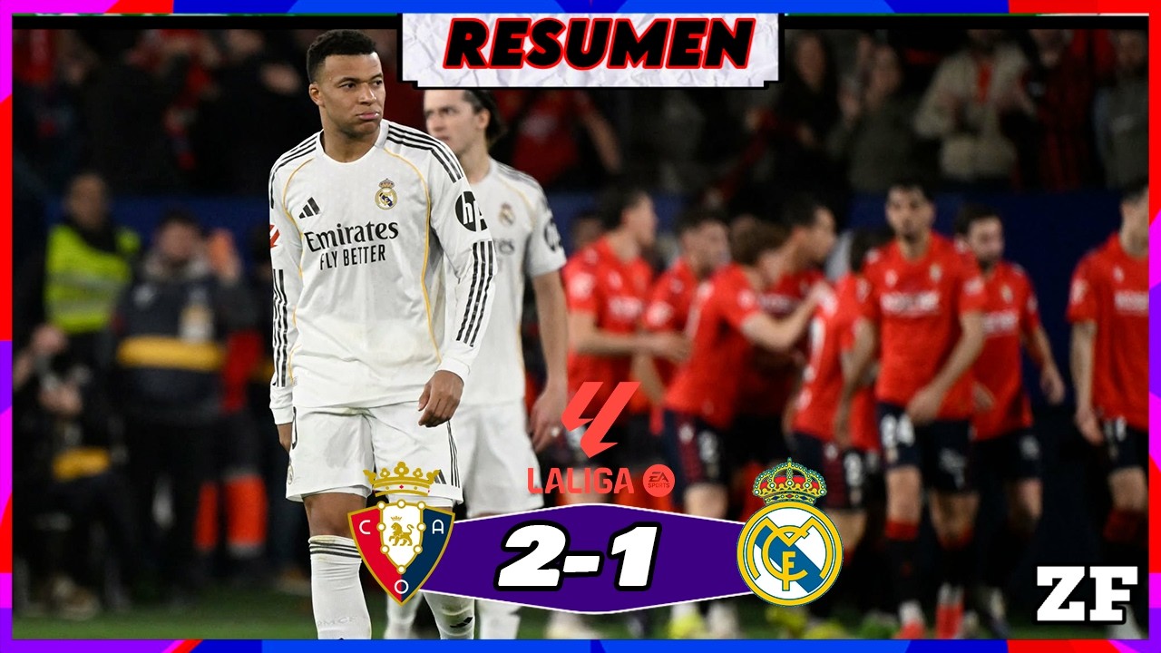 🔴 OSASUNA VS REAL MADRID EN VIVO ⚽ LA LIGA DE ESPAÑA FECHA 25 2026 🏆 ZONA FUT