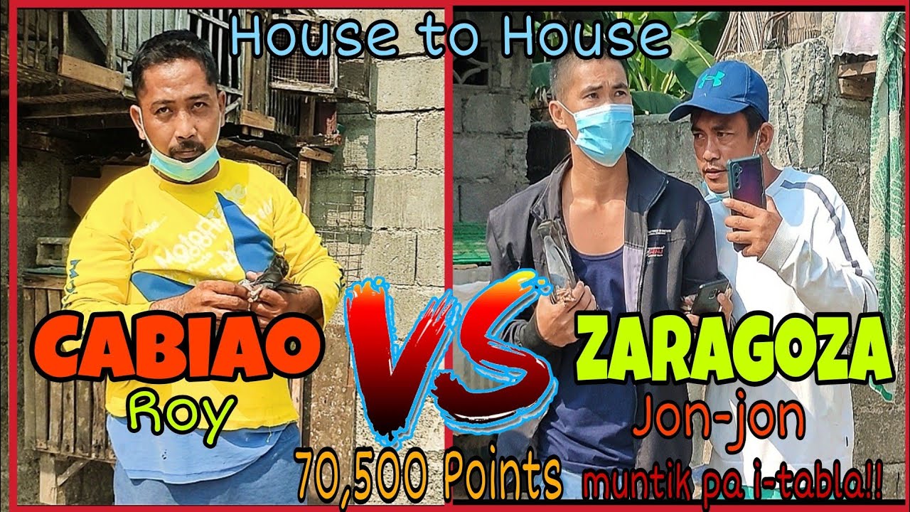 CABIAO VS ZARAGOZA | 70,500 POINTS | MUNTIK PA I-TABLA!! | PIGEON STREET RACE | HOUSE TO HOUSE!!
