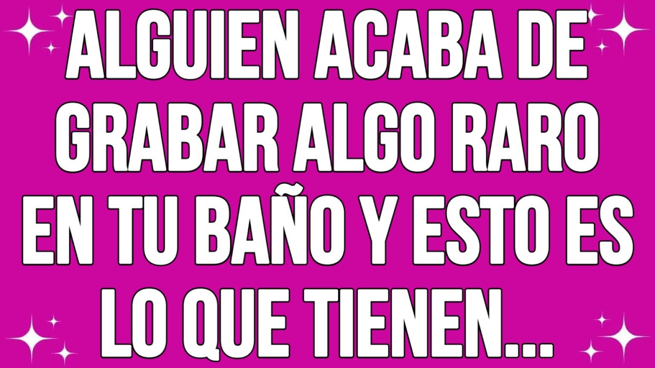 Alguien acaba de grabar algo raro en tu baño y esto es lo que tiene...#inglés