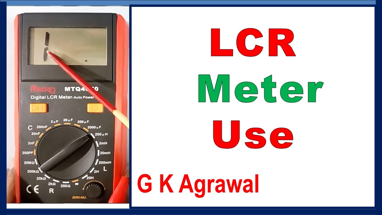 Измеритель LCR для измерения номиналов индуктивности, конденсатора и резистора