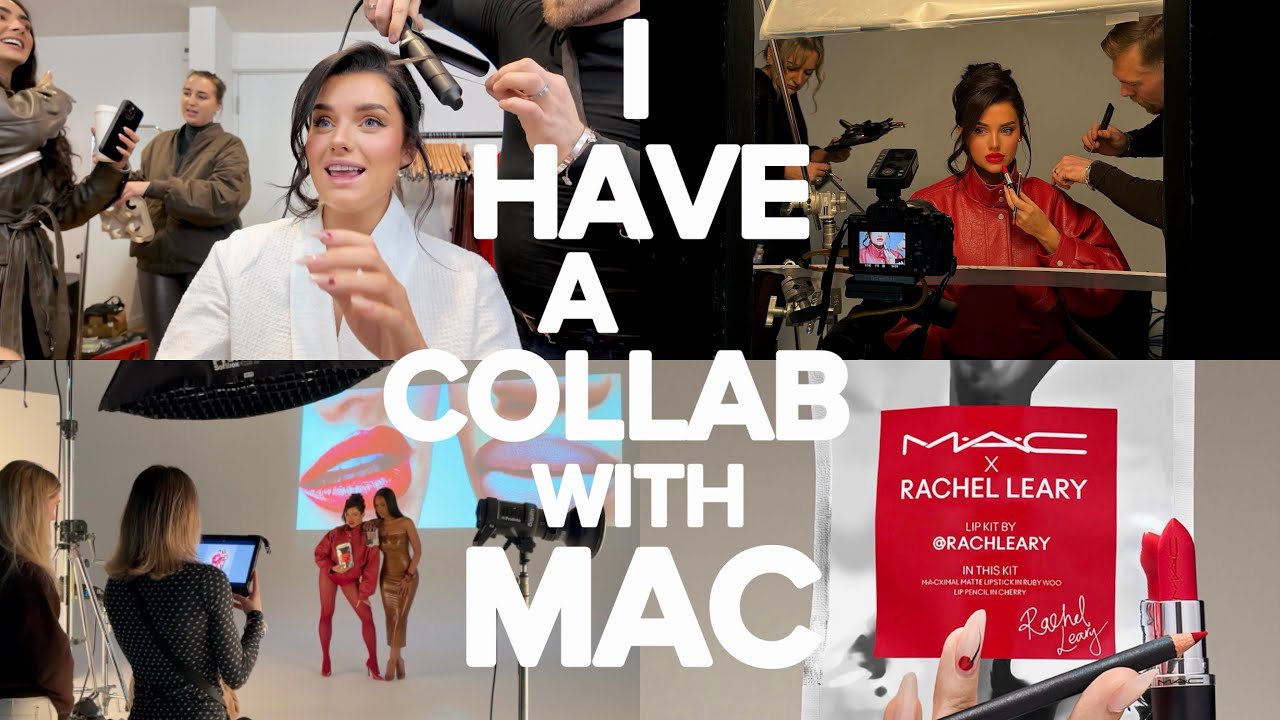 IT'S HAPPENING!!! RACH LEARY x MAC!! (BTS vlog!!!)