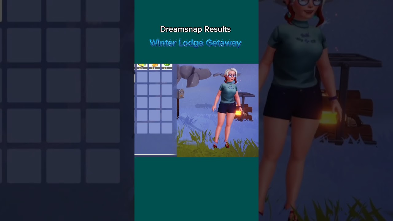 Dreamsnap Results for Winter Lodge Getaway decor challenge 