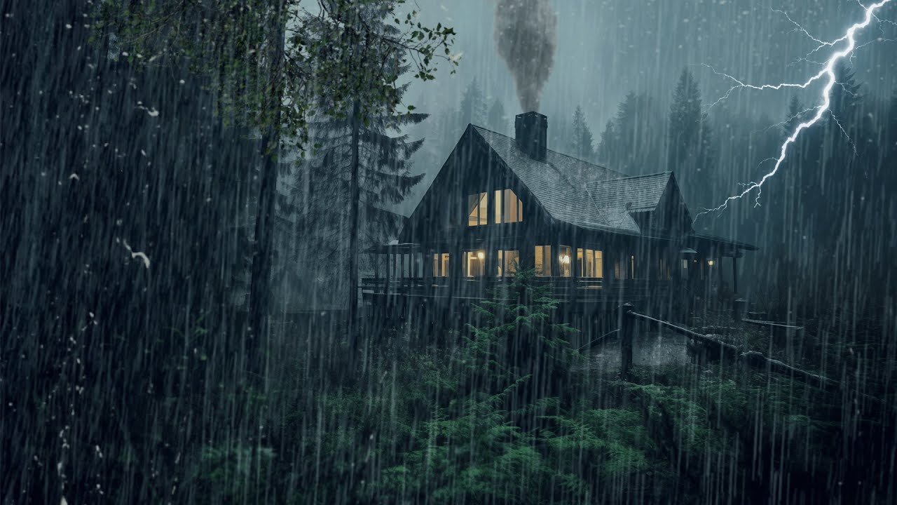 Perfect Rain Sounds For Sleeping And Relaxing – Peaceful Rain & Thunder for Deep Sleep