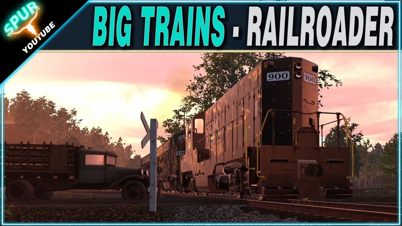 ТЯЖЕЛЫЙ трафик и БОЛЬШИЕ поезда — Игровой процесс Railroader