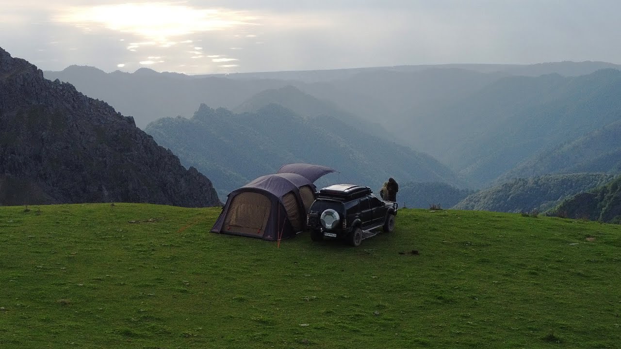 FAMILY CAMP WITH OUR INFLATABLE AIR TENT کمپ خانوادگی با چادر بادی
