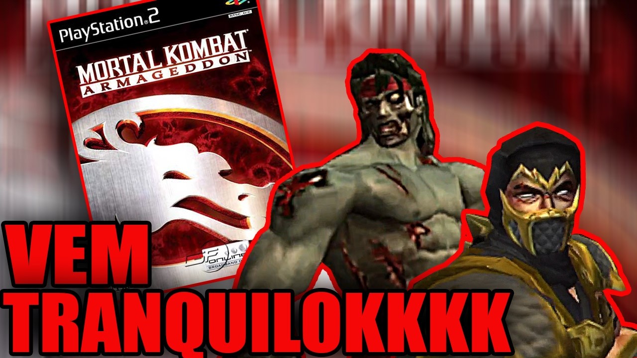 Usei o SCORPION e LIU KANG no MK mais BRABO DO PS2 KKKK