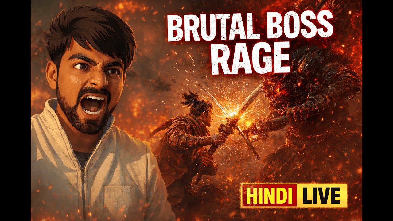 SEKIRO LIVE 🔥 Intense Boss Fights & Rage Moments | Hindi Gameplay 2026