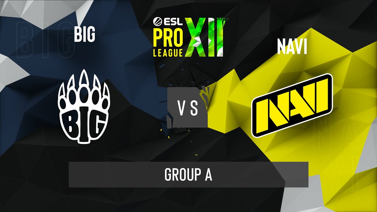 CS:GO - BIG vs. Natus Vincere [Dust2] Map 1 - ESL Pro League Season 12 - Group A - EU