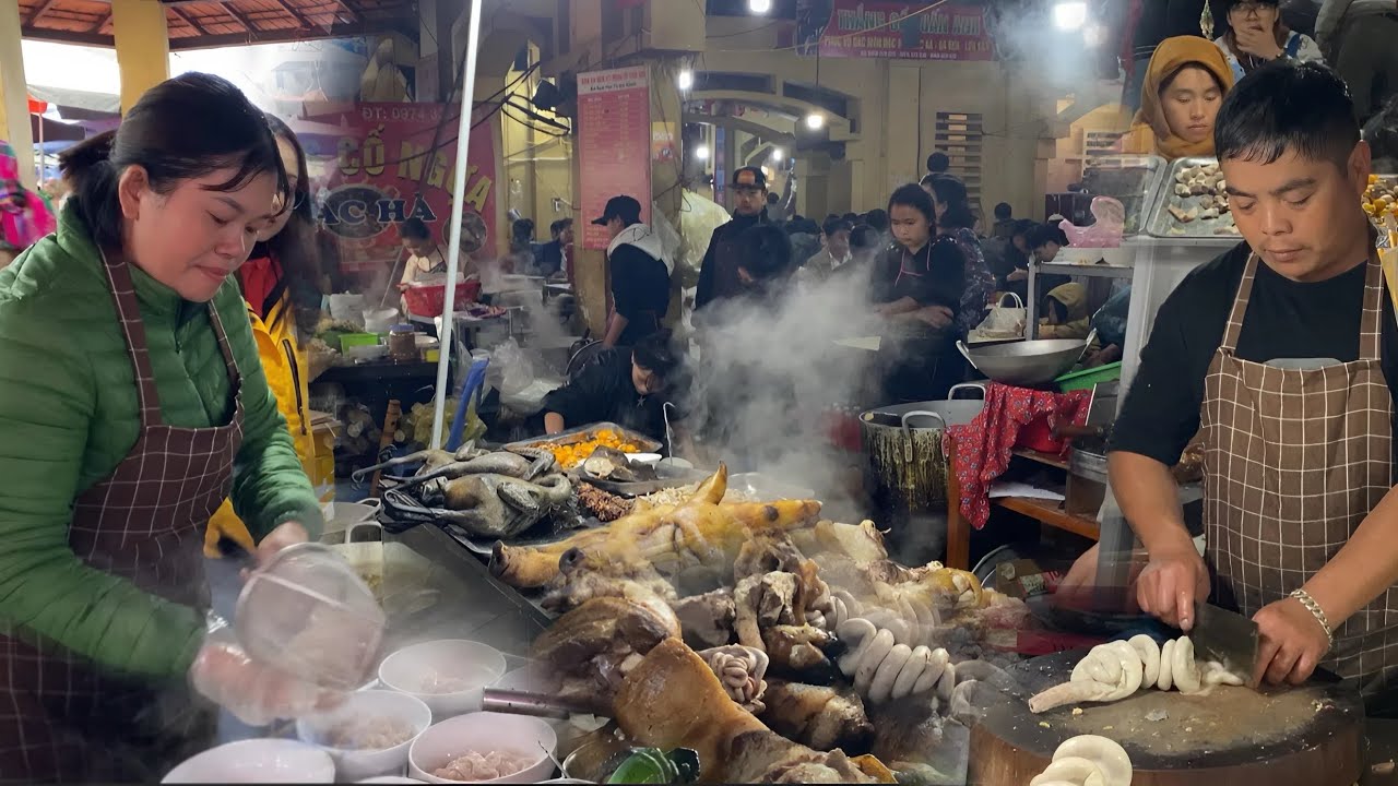 ẨM THỰC - CHỢ PHIÊN BẮC HÀ / Cuối Năm Toàn Món Ngon Khó Cưỡng, Chợ Bán Nhiều Đồ Rừng Quý Hiếm.