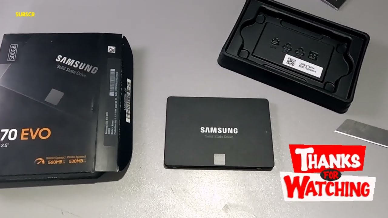 SAMSUNG SSD 870 EVO 500GB - ALIEXPRESS UNBOXING
