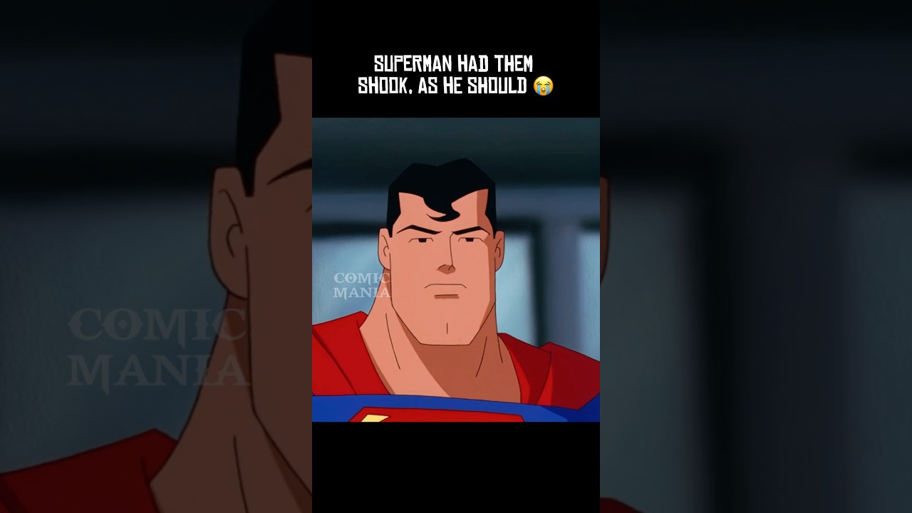 Superman had THEM SCARED 🤣 #dc #dccomics #batman #memes #shorts