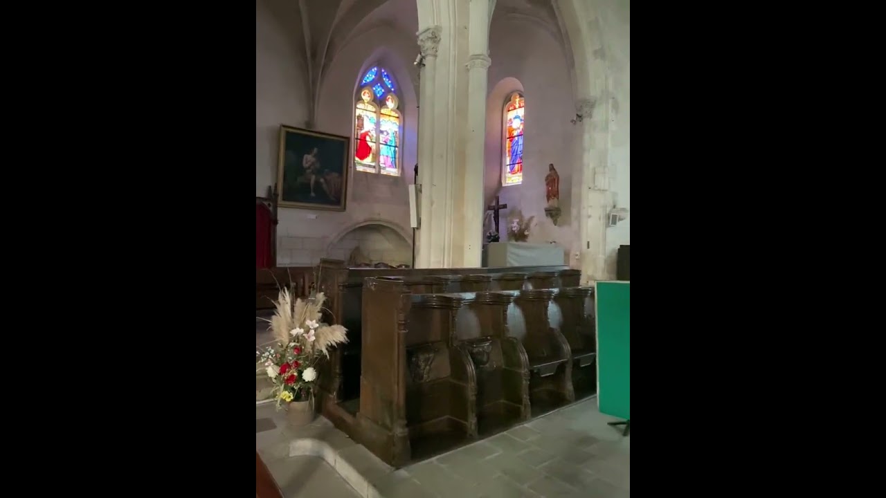Église Sainte-Marie-Madeleinede Mézières-en-Brenne.département Indre