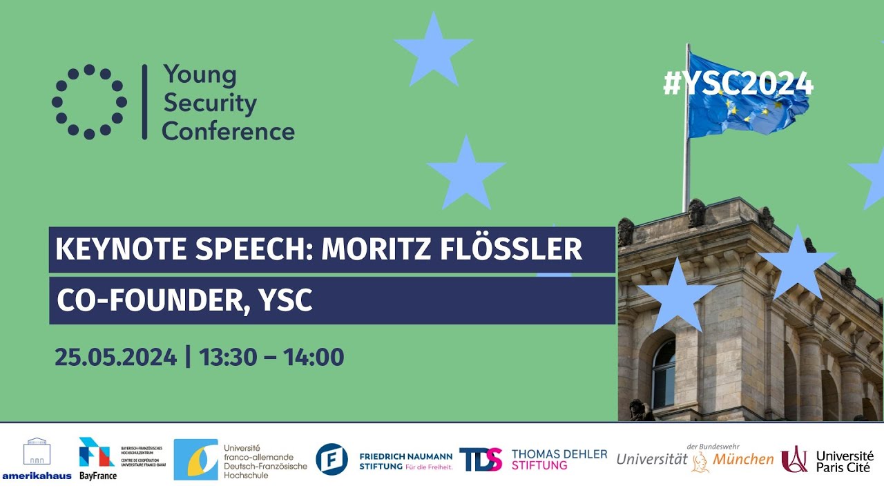 Keynote Speech: Moritz Flössler, Co-Founder YSC
