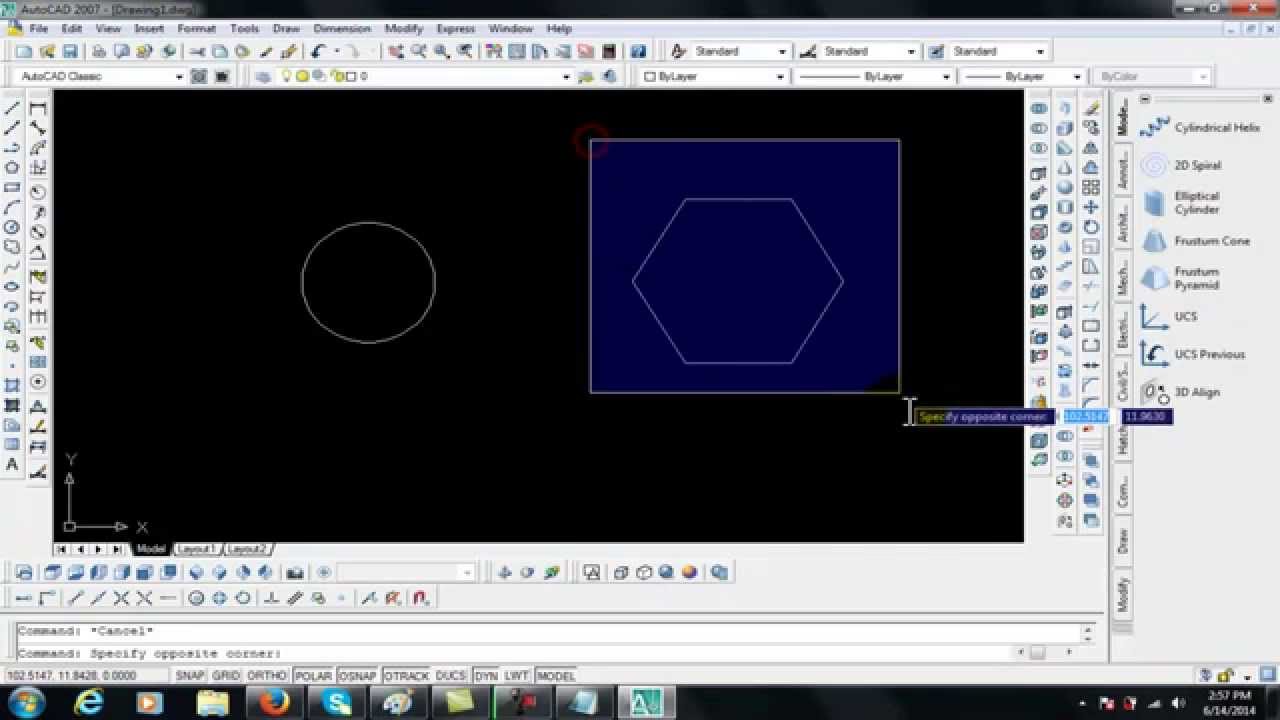 BOLT N NUT AUTOCAD 2007