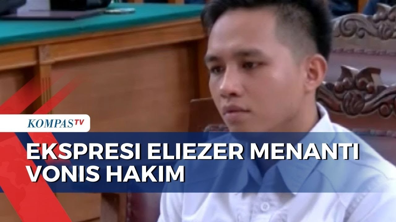 Detik-detik Pembacaan Vonis, Richard Eliezer Beberapa Kali Menunduk & Menatap Majelis Hakim