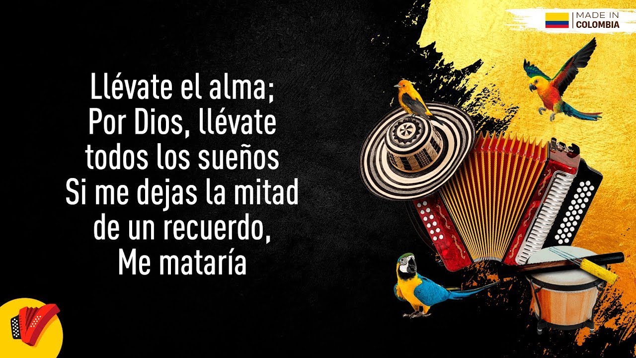 La Mitad De Un Recuerdo, Los Diablitos, Video Letra - Sentir Vallenato