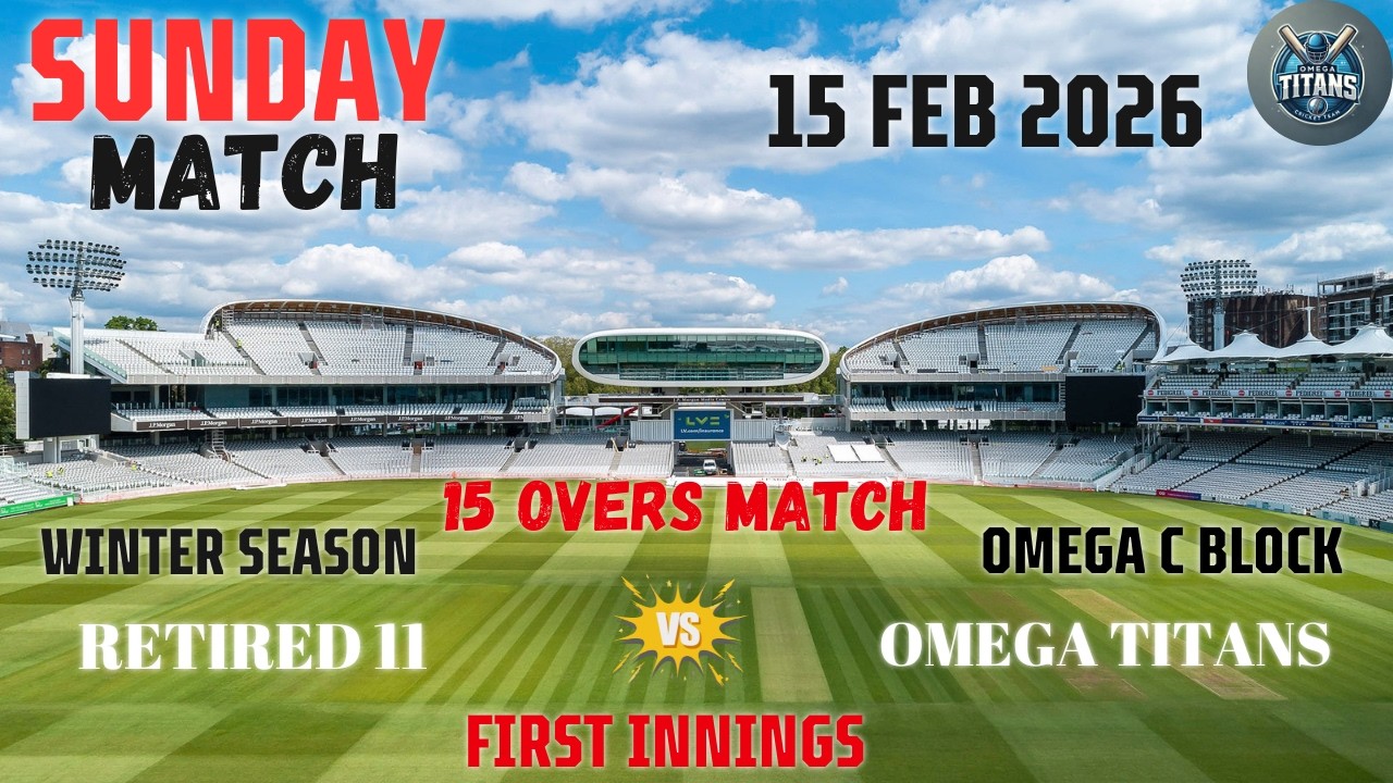 Last Match Before Ramadan And Eid What Happens When OMEGA TITANS Face Retired 11 in First Innings ?