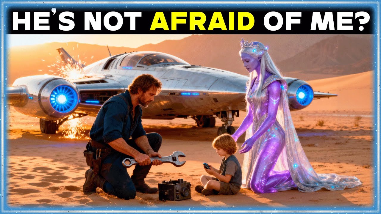 Single Human Dad Repairs Giant Alien's Ship, Unaware She’s the Galaxy’s Richest Princess
