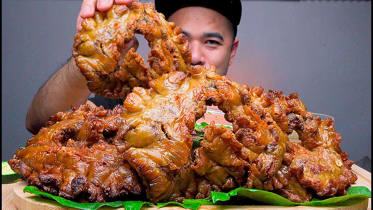 CRISPY CHICHARON BULAKLAK | MUKBANG ASMR | ALFIE EATS