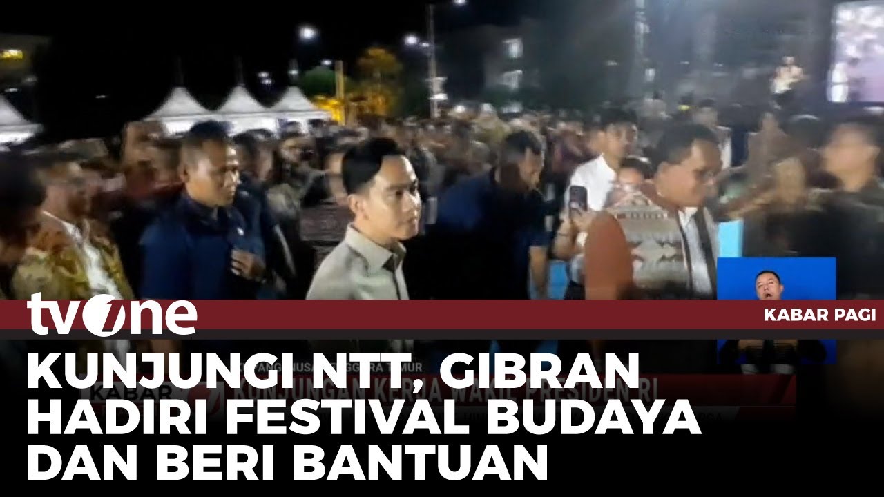 Gibran Lakukan Kunker di NTT | Kabar Pagi tvOne