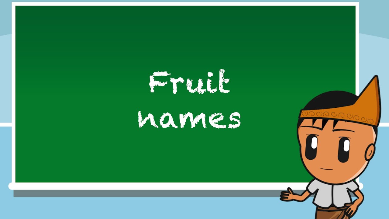 Learn Indonesian online - Fruit names - Lesson 15