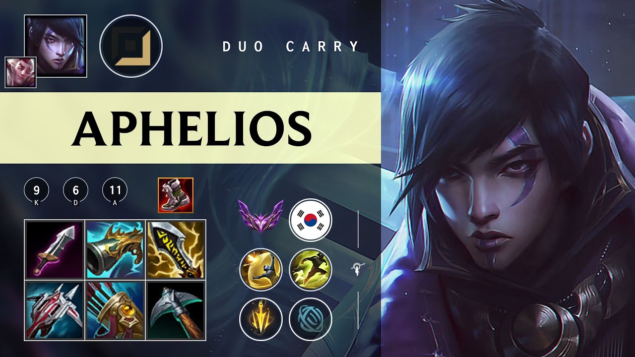 Aphelios ADC vs Tristana - KR Master Patch 26.04