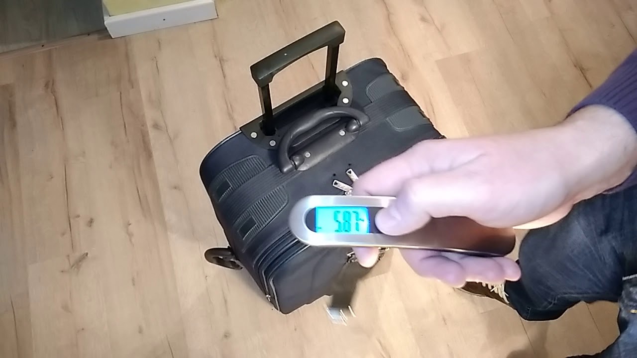 Весы для багажа видео / Luggage scales / Электронный кантер / Luggage_scales