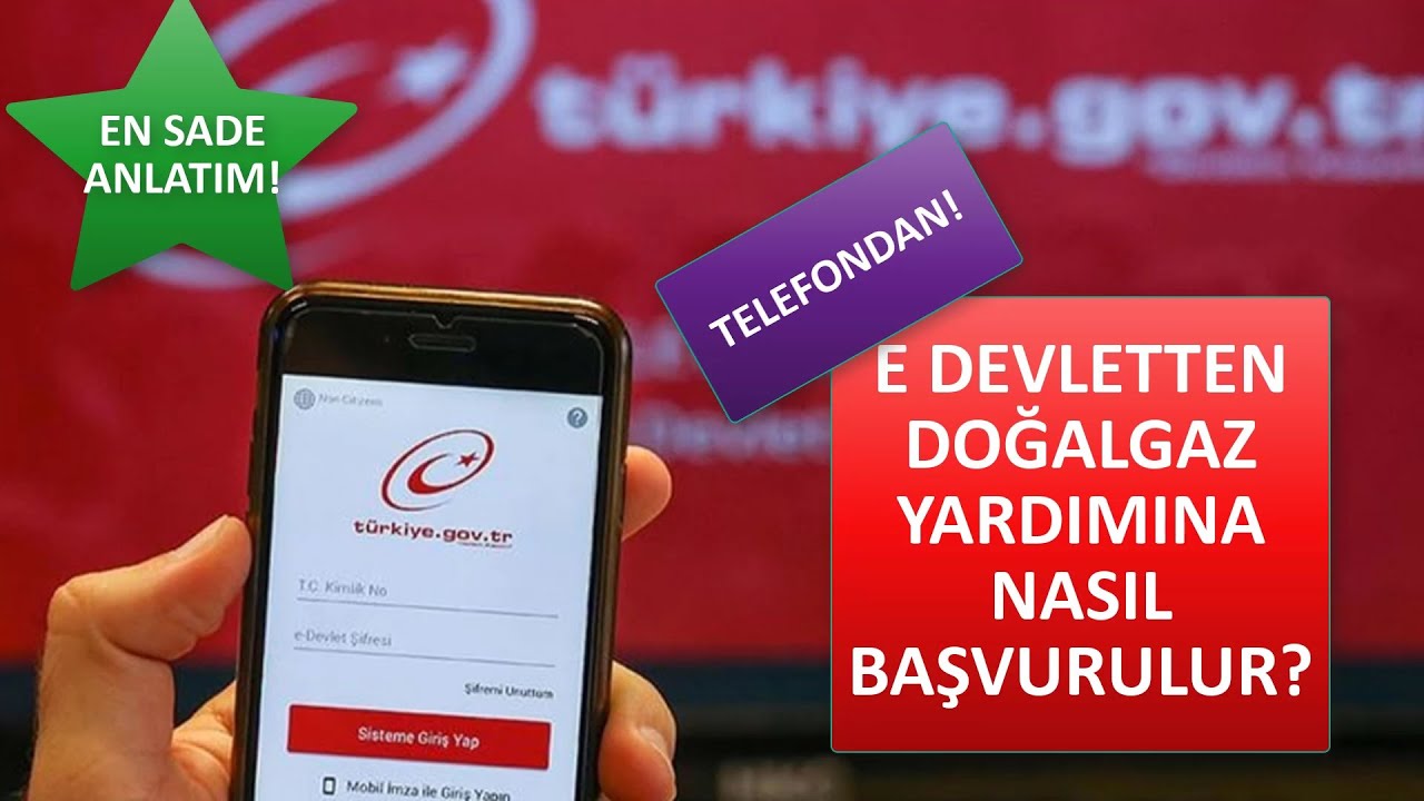 DOĞALGAZ YARDIM BAŞVURLARI BAŞLADI! E DEVLETTEN DOĞALGAZ YARDIM BAŞVURUSU NASIL YAPILIR?