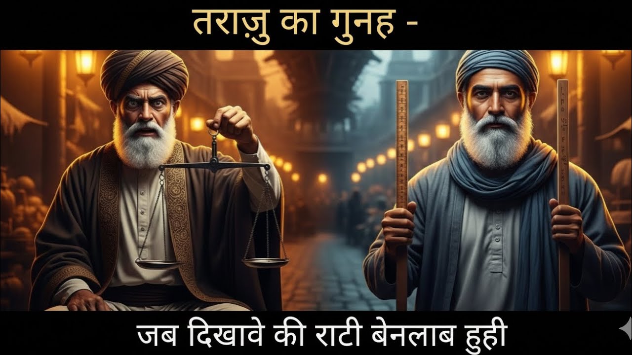 “तराज़ू का गुनाह – जब दिखावे की रोटी बेनकाब हुई” #viralvideo #youtube #motivation #islamicstory 