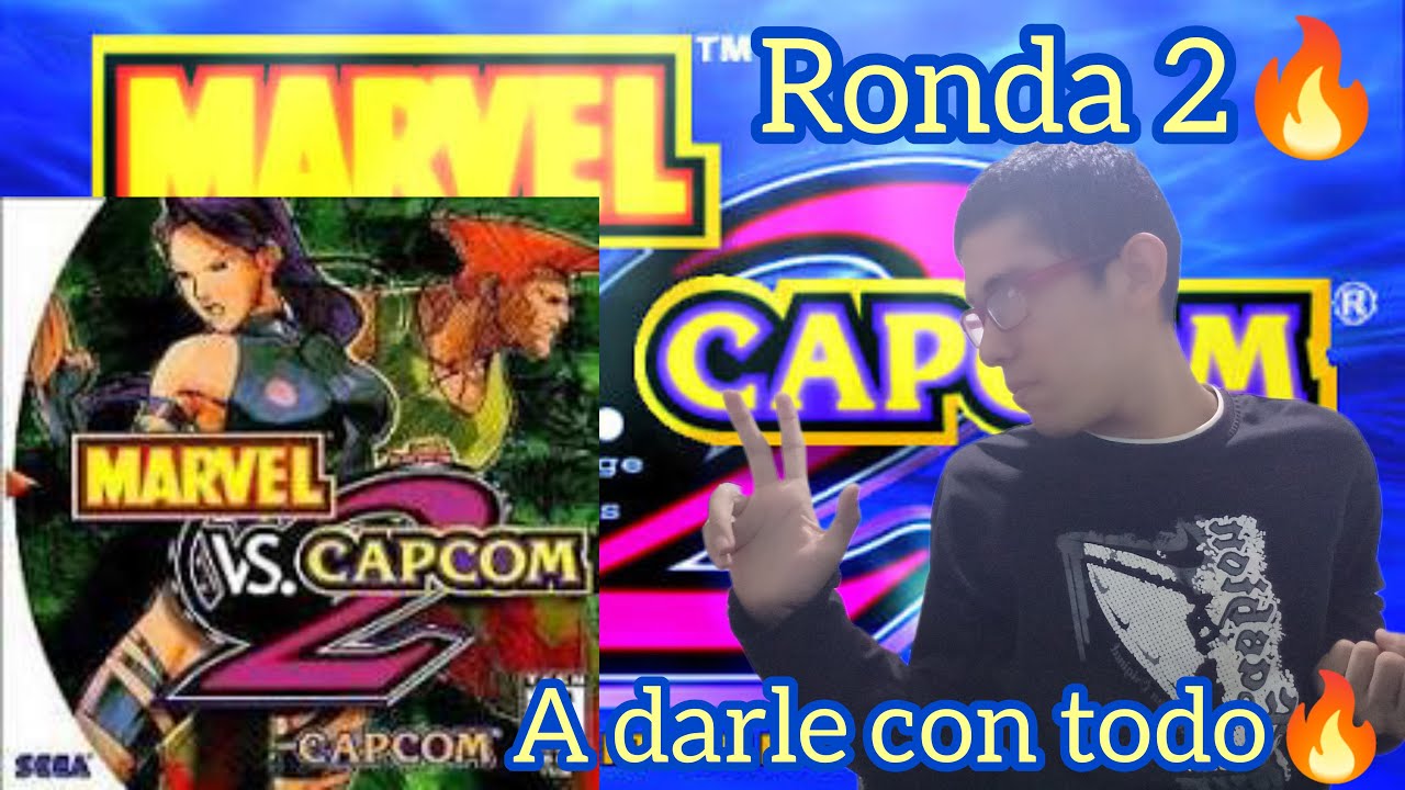 Marvel VS Capcom 2 de Dreamcast Ronda 2 #capcom #marvel #ryu #spiderman #streetfighters #dreamcast