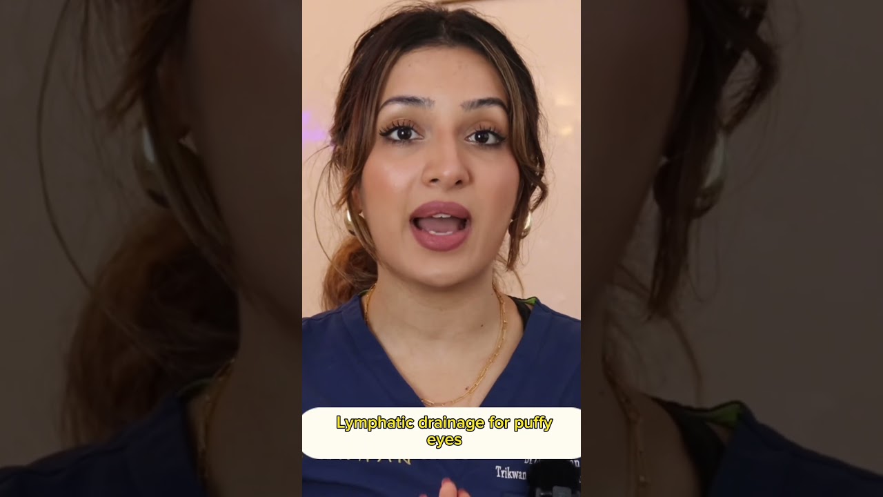 Lymphatic drainage for your puffy eyes PT1