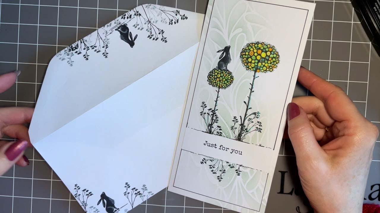 Pipin Amongst the Glow Flowers by Jo Rice - A Lavinia Stamps Tutorial