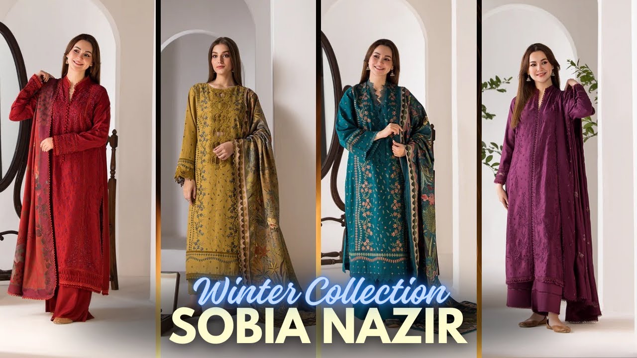 Sobia Nazir - Winter Shawl 2024 ♥️| New Arrival | Brand Quality Replicas 💯| Embroidered Khaddar✅