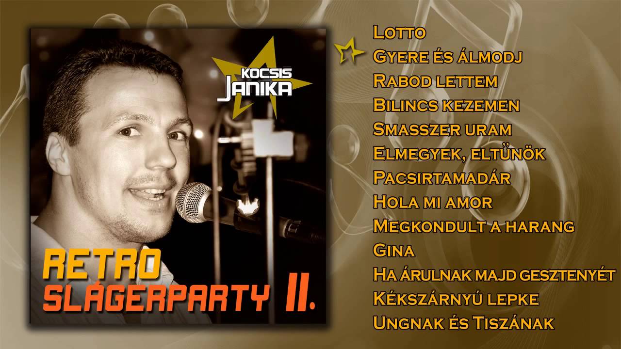 ✮ Kocsis Janika ~ Retro slágerparty II. (teljes album)