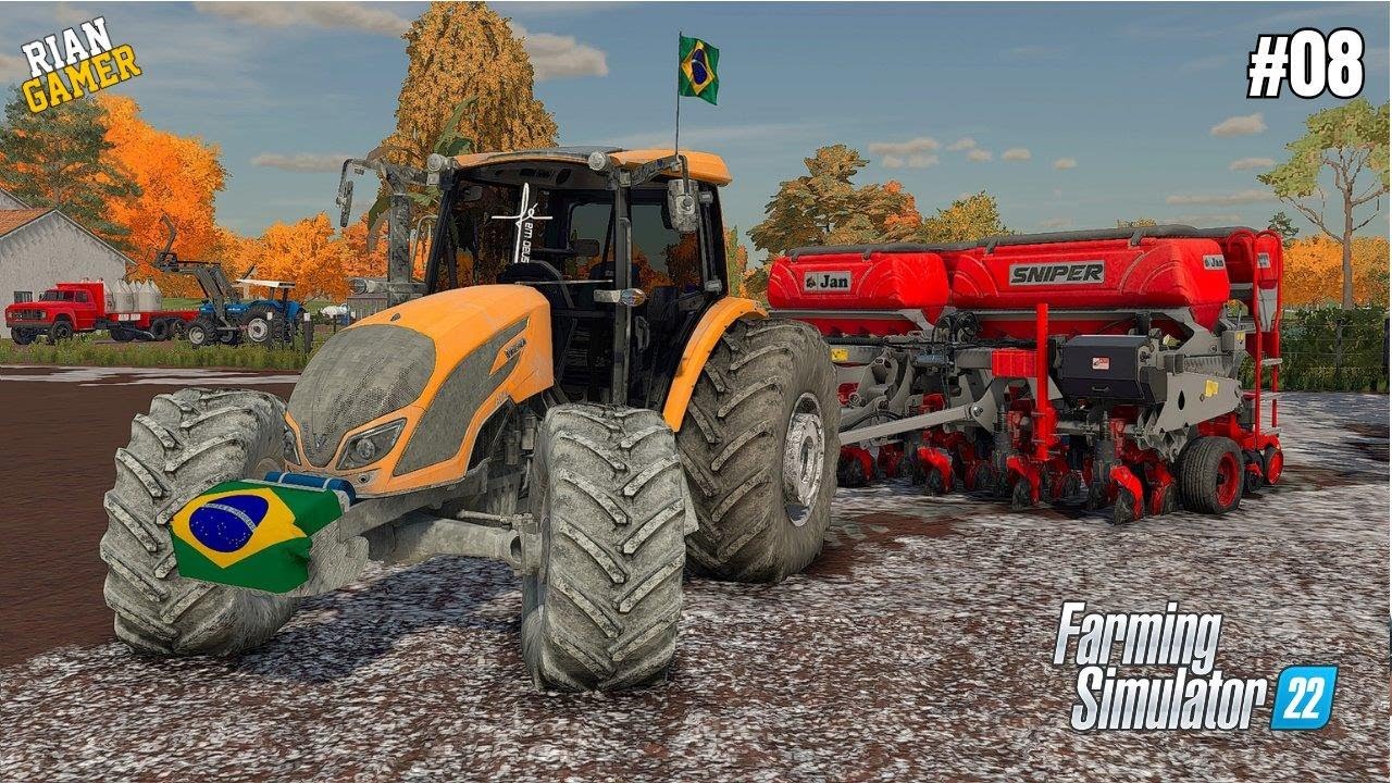 PRIMEIRO PLANTIO NA FAZENDA NOVA || S&Iacute;TIO SUCURI || FARMING SIMULATOR 22 || G29 #08