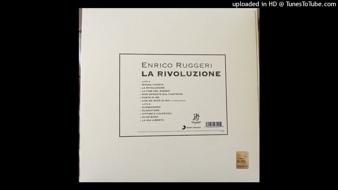 Enrico Ruggeri – Gladiatore