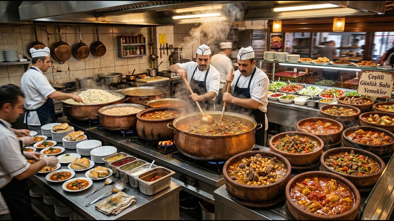 INSIDE a Turkish Restaurant That Prepares Hundreds of Different Meals Every Day