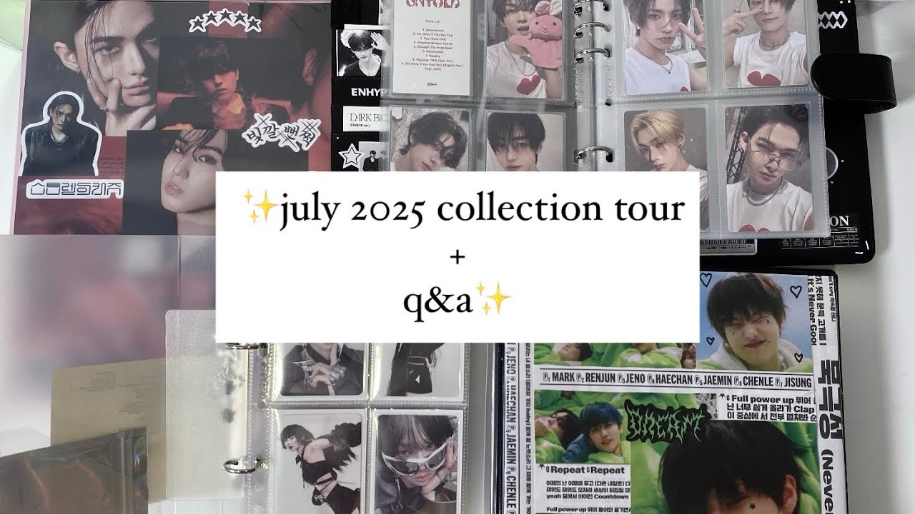 mid-year 2025 collection tour - q&a special // straykids, enhypen, nct, aespa + more!