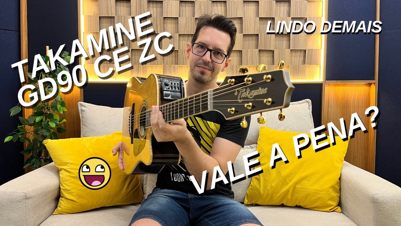 REVIEW TAKAMINE GD90 CE ZC - NÃO É SÓ UM VIOLÃO BONITO