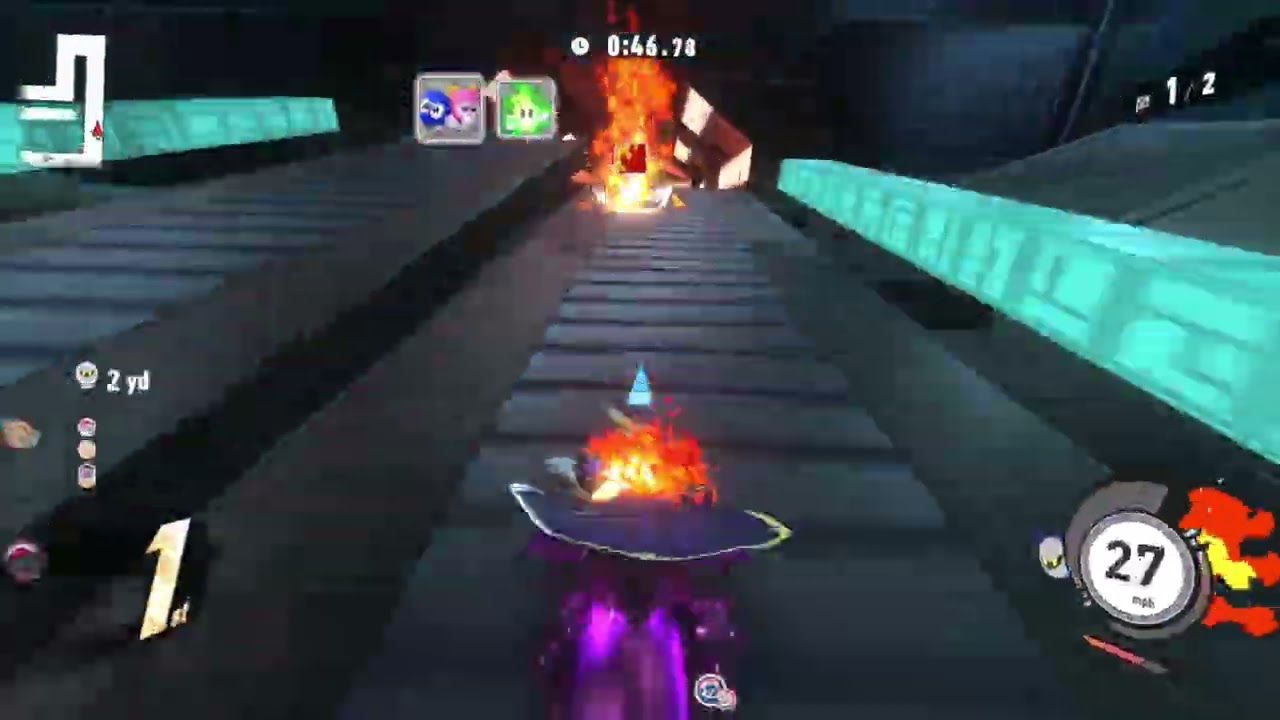 Kirby Air Riders - Air Ride: Machine Passage with Meta Knight (Laps Mode)