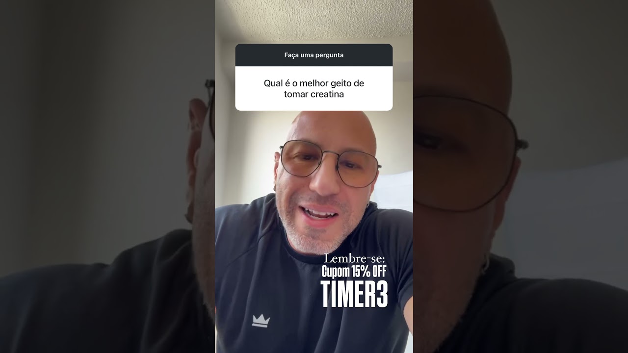 Melhor forma de tomar creatina? 