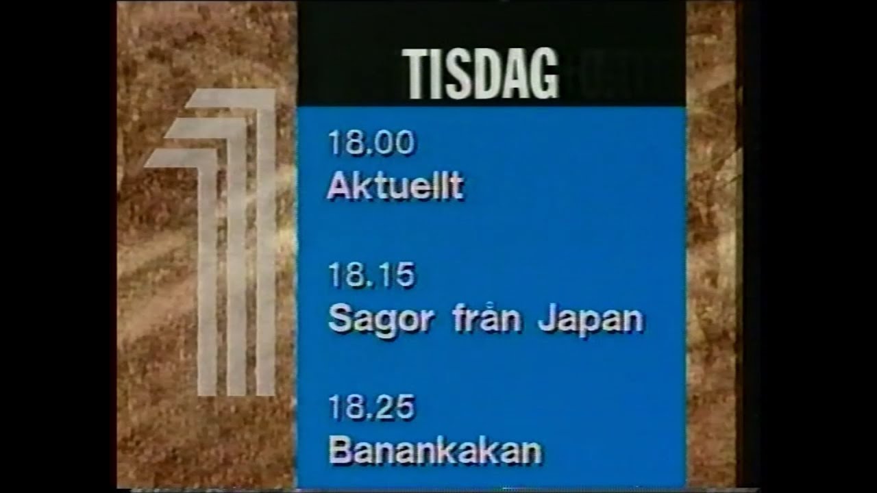 Kanal 1-avslutning 1994-08-23