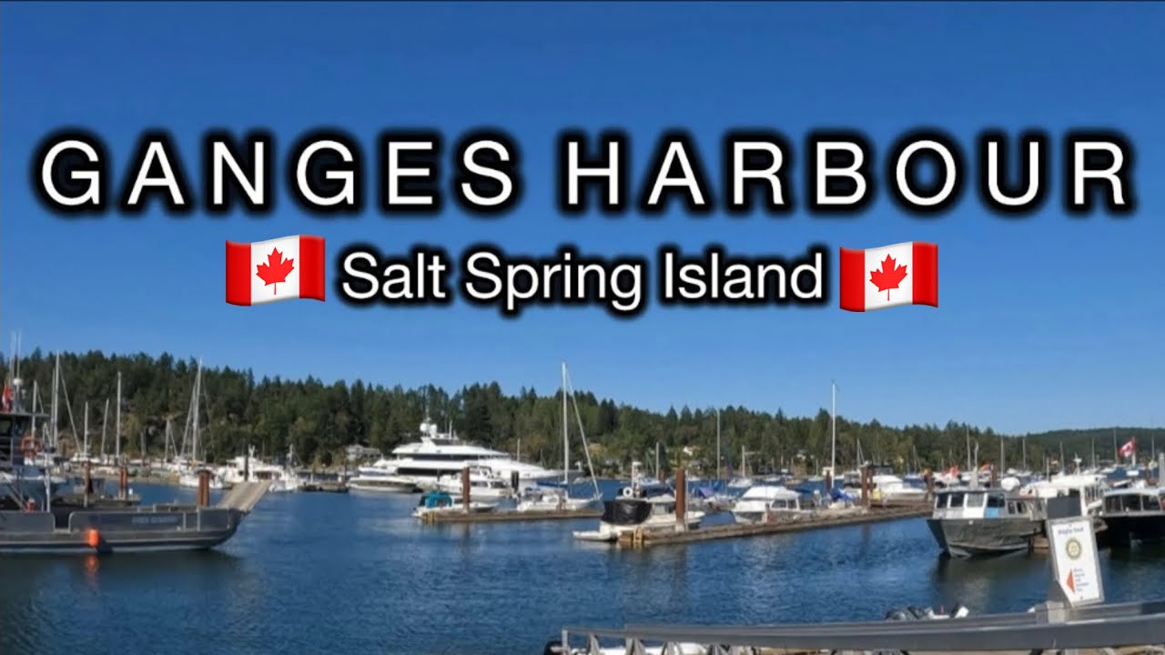 Walking Tour | The Ganges Harbour in Salt Spring Island BC
