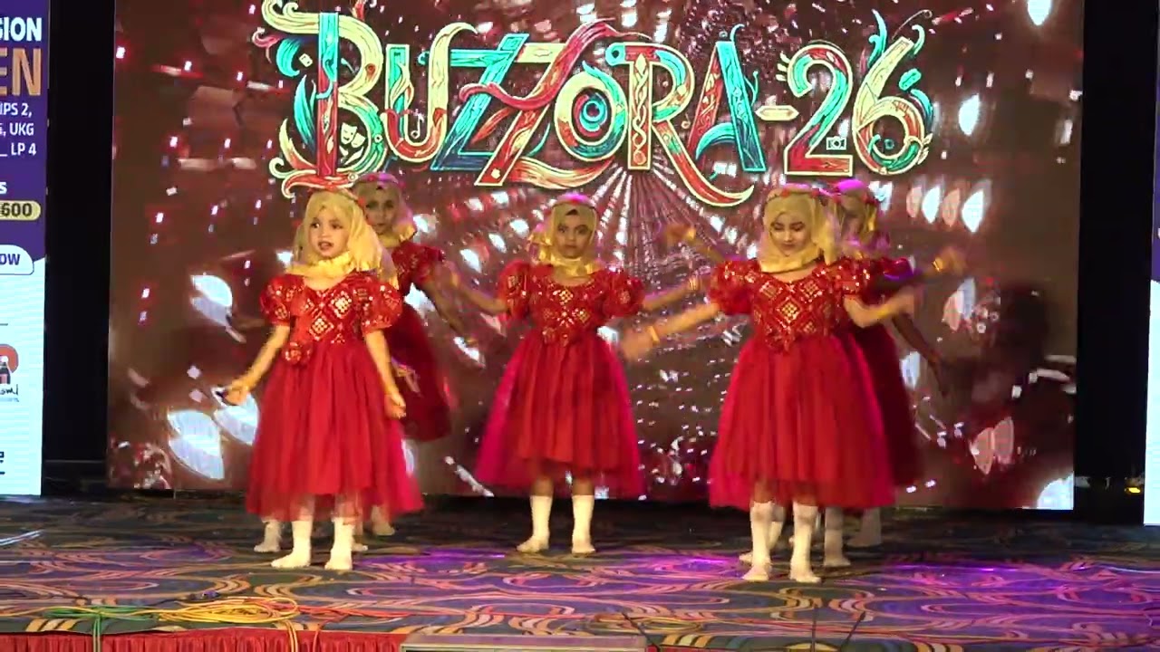 Group Dance | UKG | Buzzora-26|Annual Day Celebration |BeeLine English School