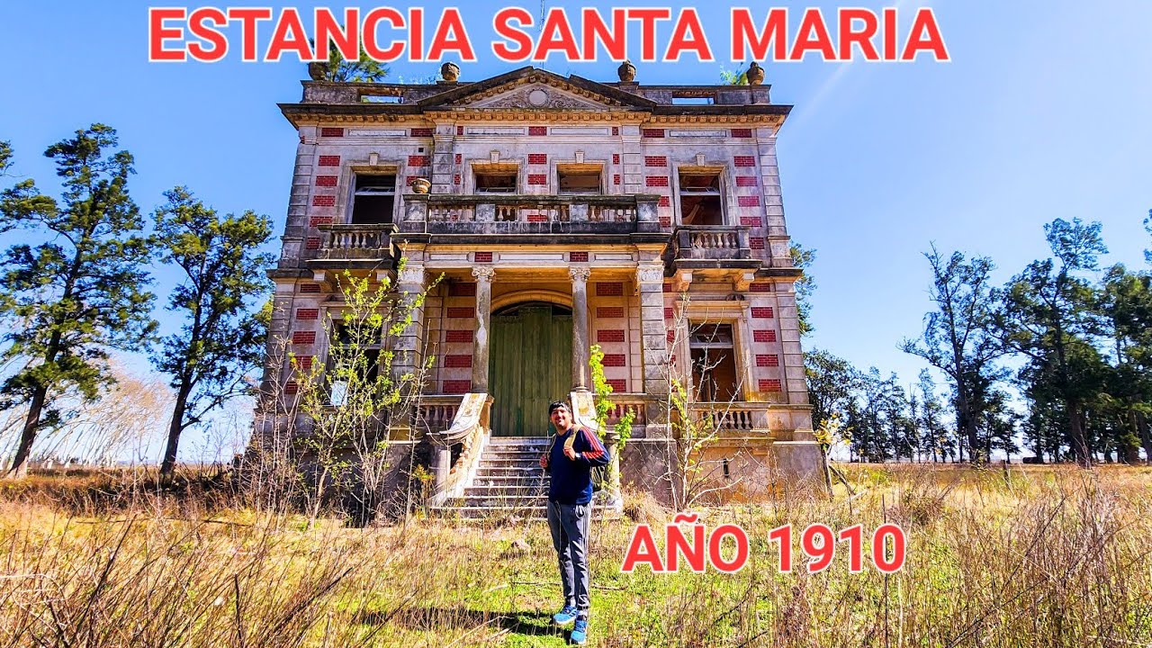 URBEX-ARGENTINA..UNA MANSIÓN ABANDONADA EN MEDIO DEL CAMPO.. LA ESTANCIA SANTA MARÍA