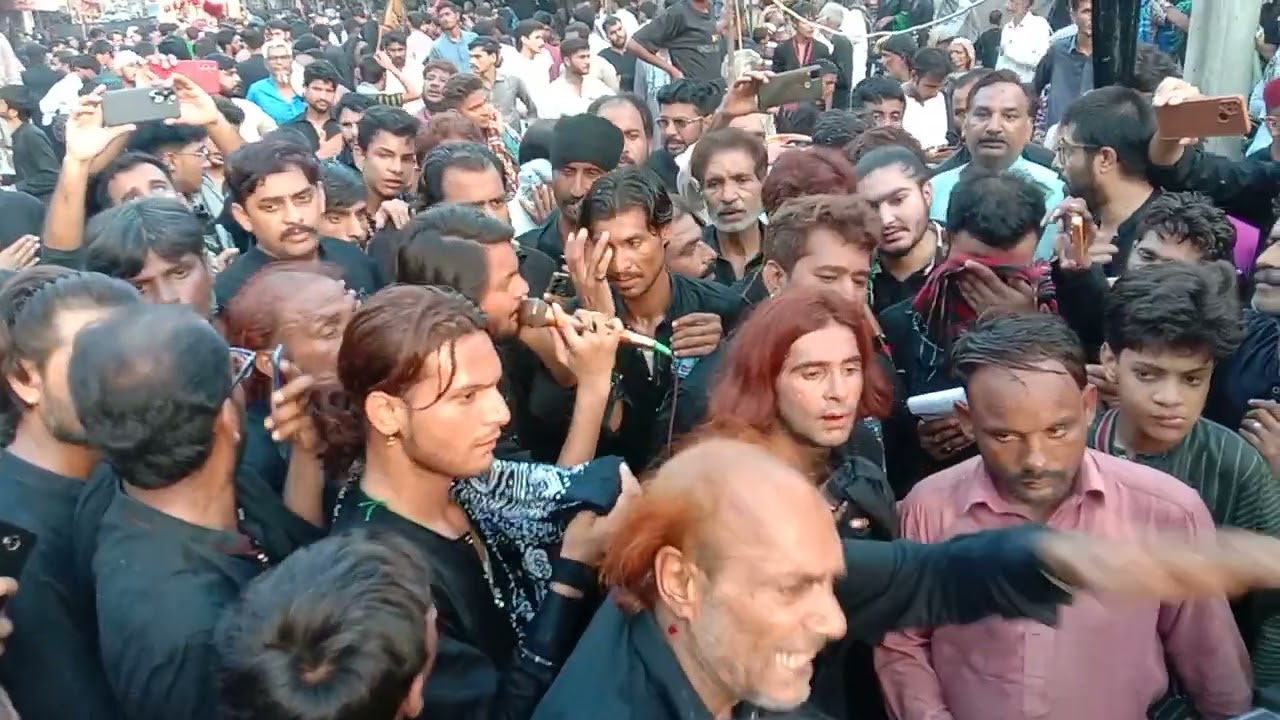 New Noha 2024 /Paygia  dasvi Diya Shama Paygia /Noha Khan Bhalo Party/ 10 Muharam Jaloos/Jaranwala
