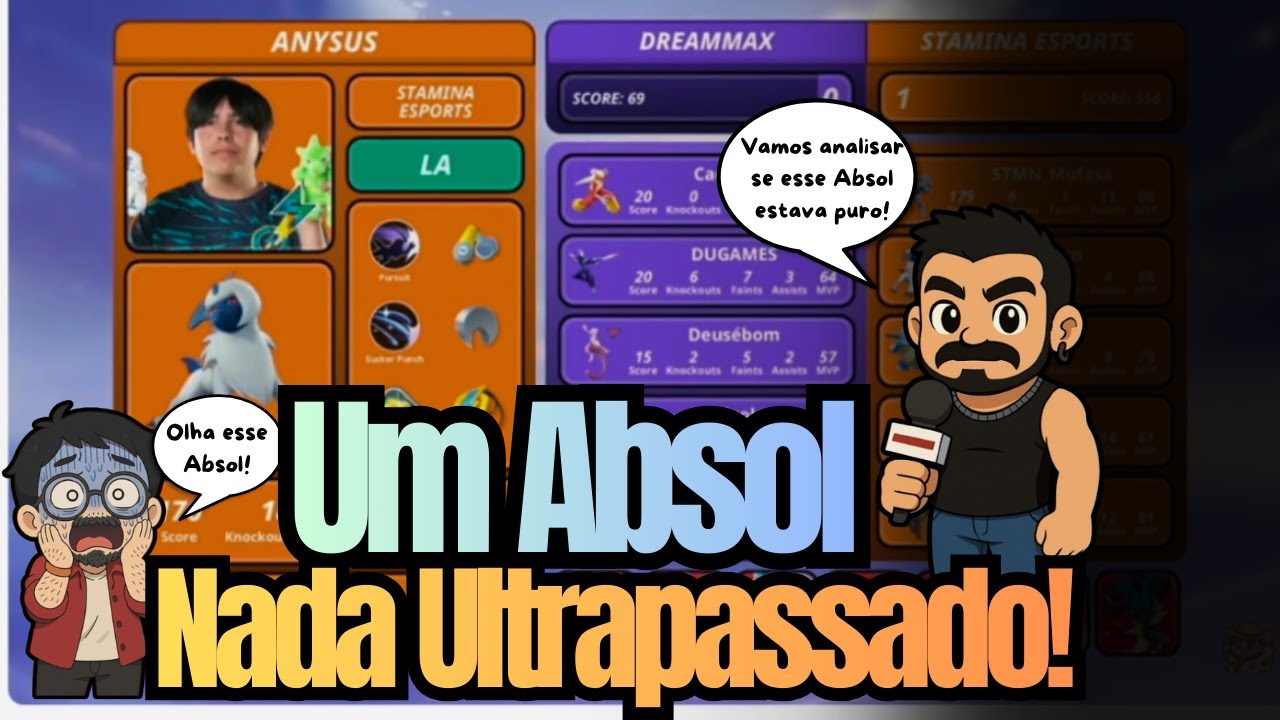 Absol na Latam! Realmente Ultrapassado? Forte Ainda? Pokemon Unite Gameplay #pokemon